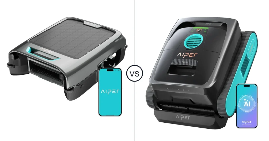 Comparison of AIPER Surfer S2 and AIPER Aiper Scuba V3 Blue