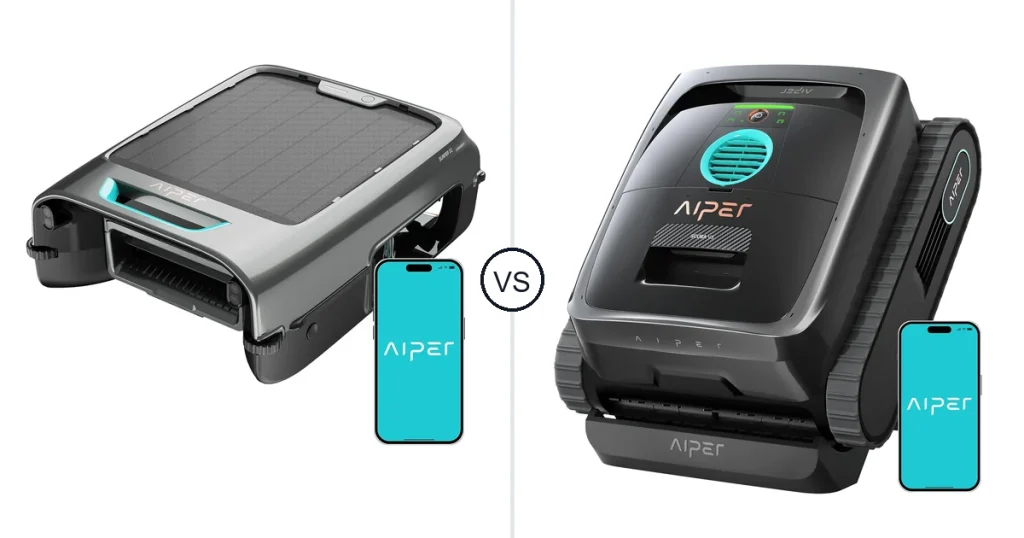Comparison of AIPER Surfer S2 and AIPER Aiper Scuba V3 Gray
