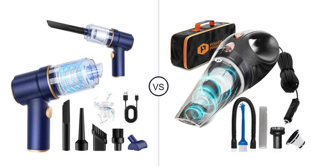 Comparison of KMM Handheld Car Vacuum Cleaner and Power Practical ThisWorx Handheld Car Vacuum