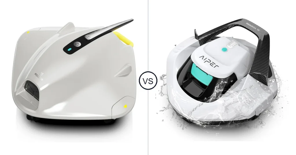 Comparison of PoolMr Cordless Robot Pool Vacuum and AIPER Seagull SE ZT20032026