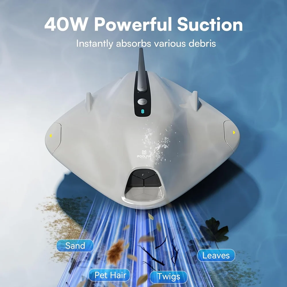 PoolMr Cordless Robot Pool Vacuum
