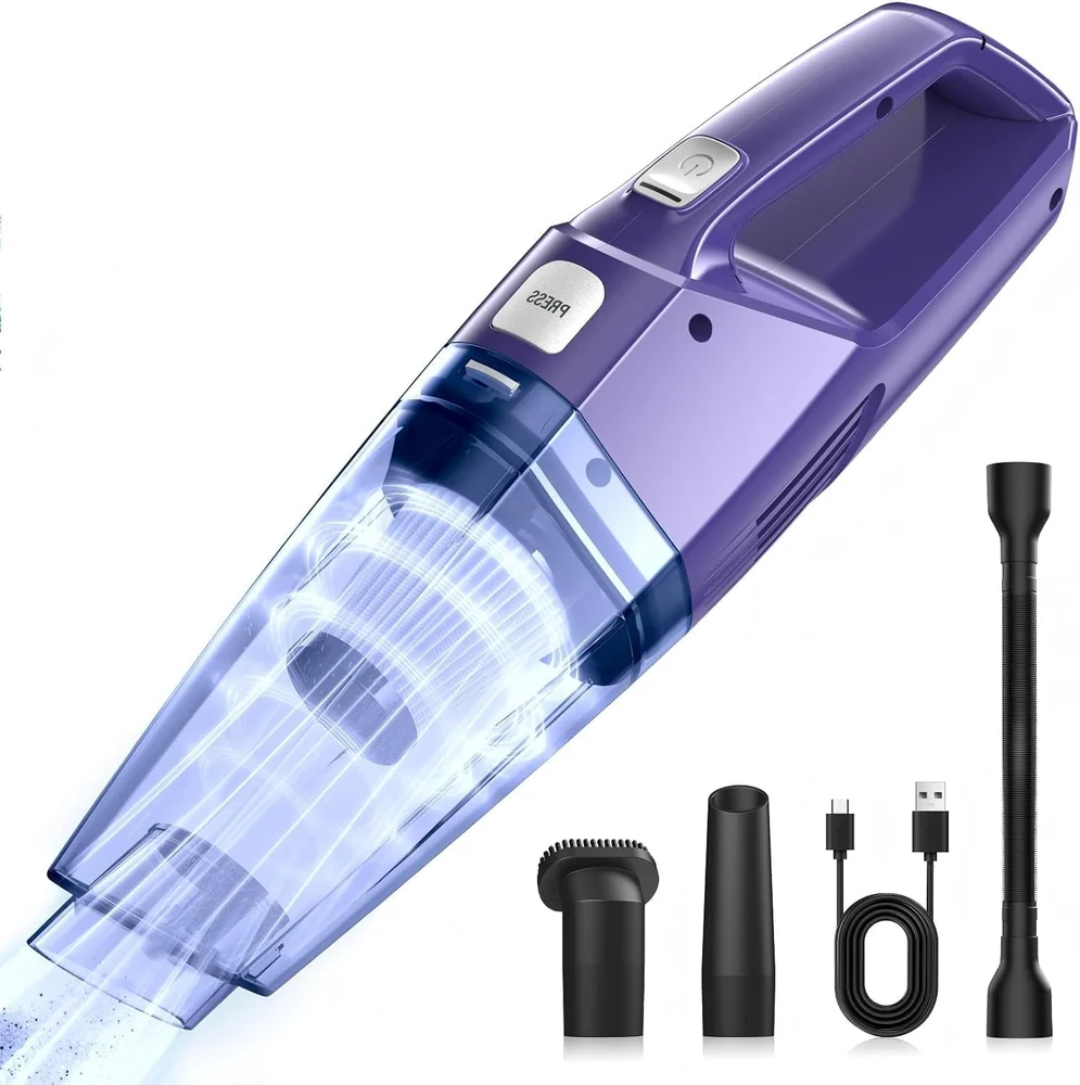 JIXINMIYUE Cordless Car Vacuum Cleaner: 7-in-1 &